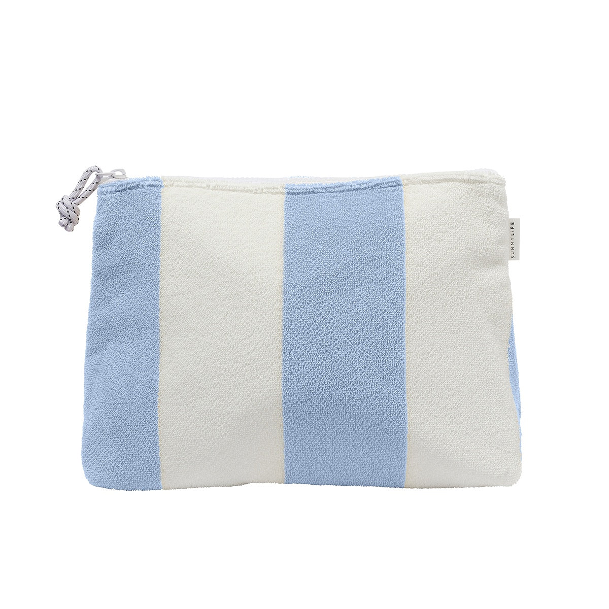 Terry Beach Pouch La Mer Med Blue Stripe