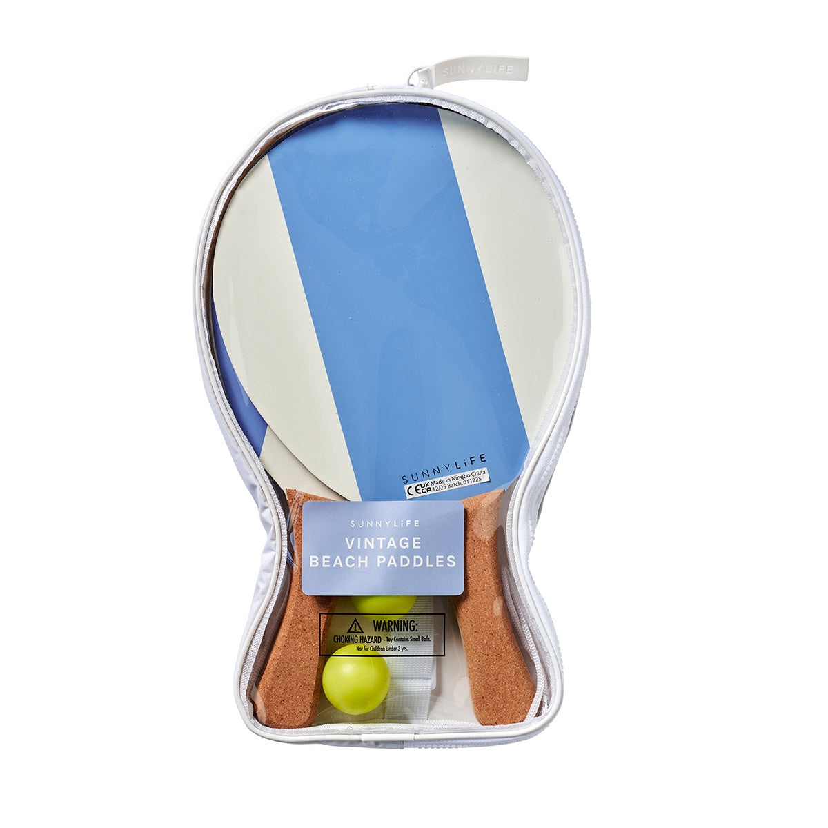 Vintage Beach Paddles La Mer Med Blue