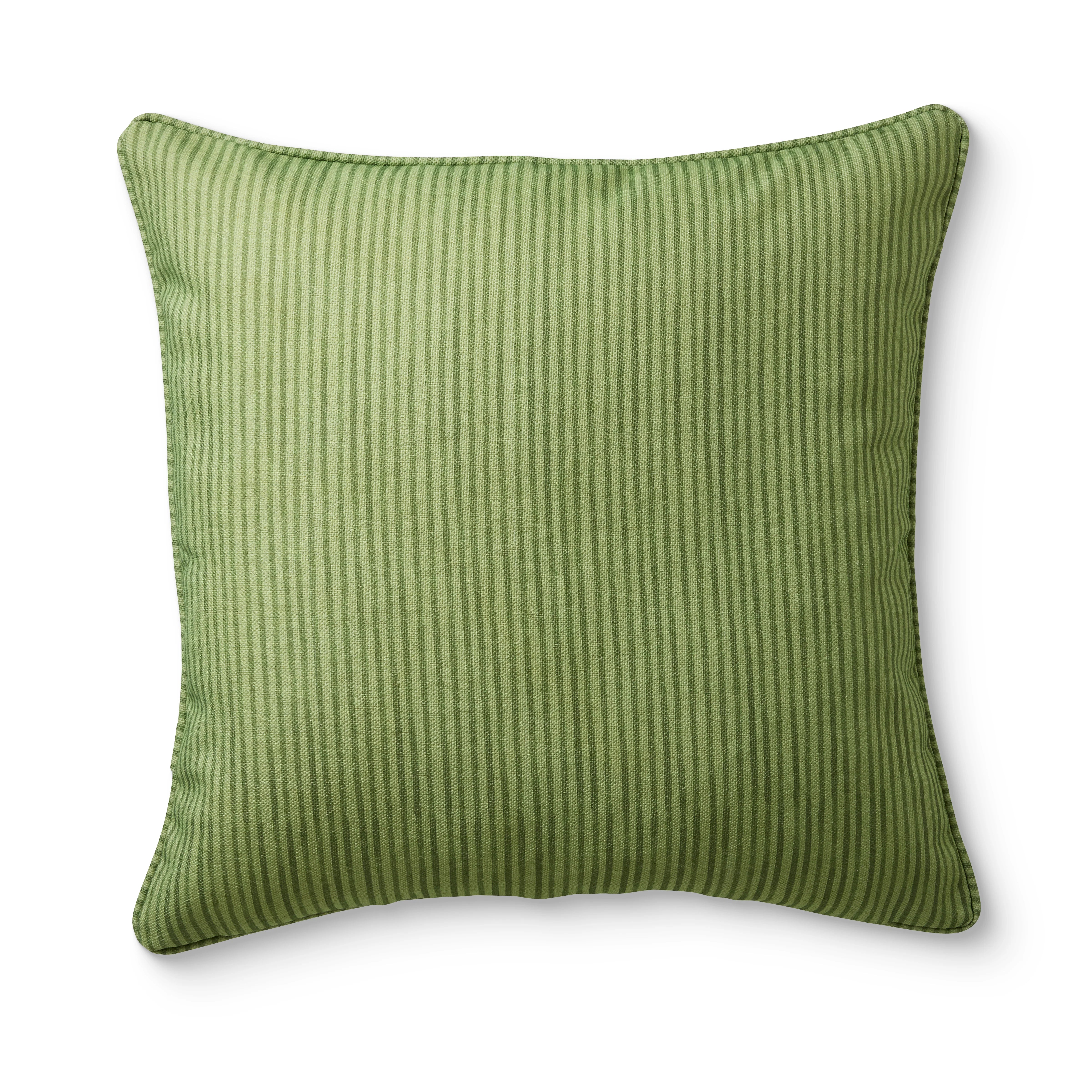 Sailor Green Stripe Reversible Outdoor Cushion