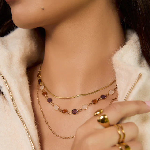 Sandra Necklace | Gold