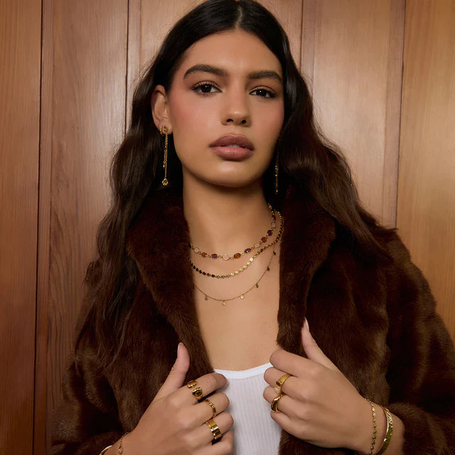 Sandra Necklace | Gold