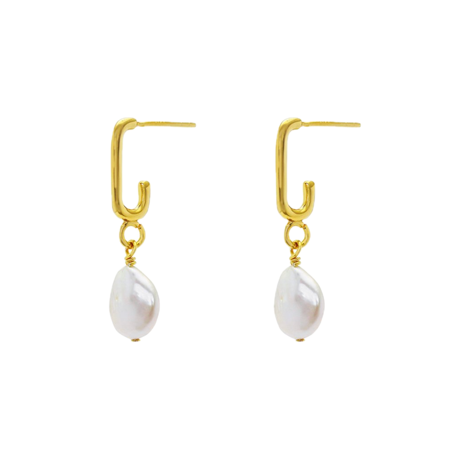 Pearl Earrings | Gold