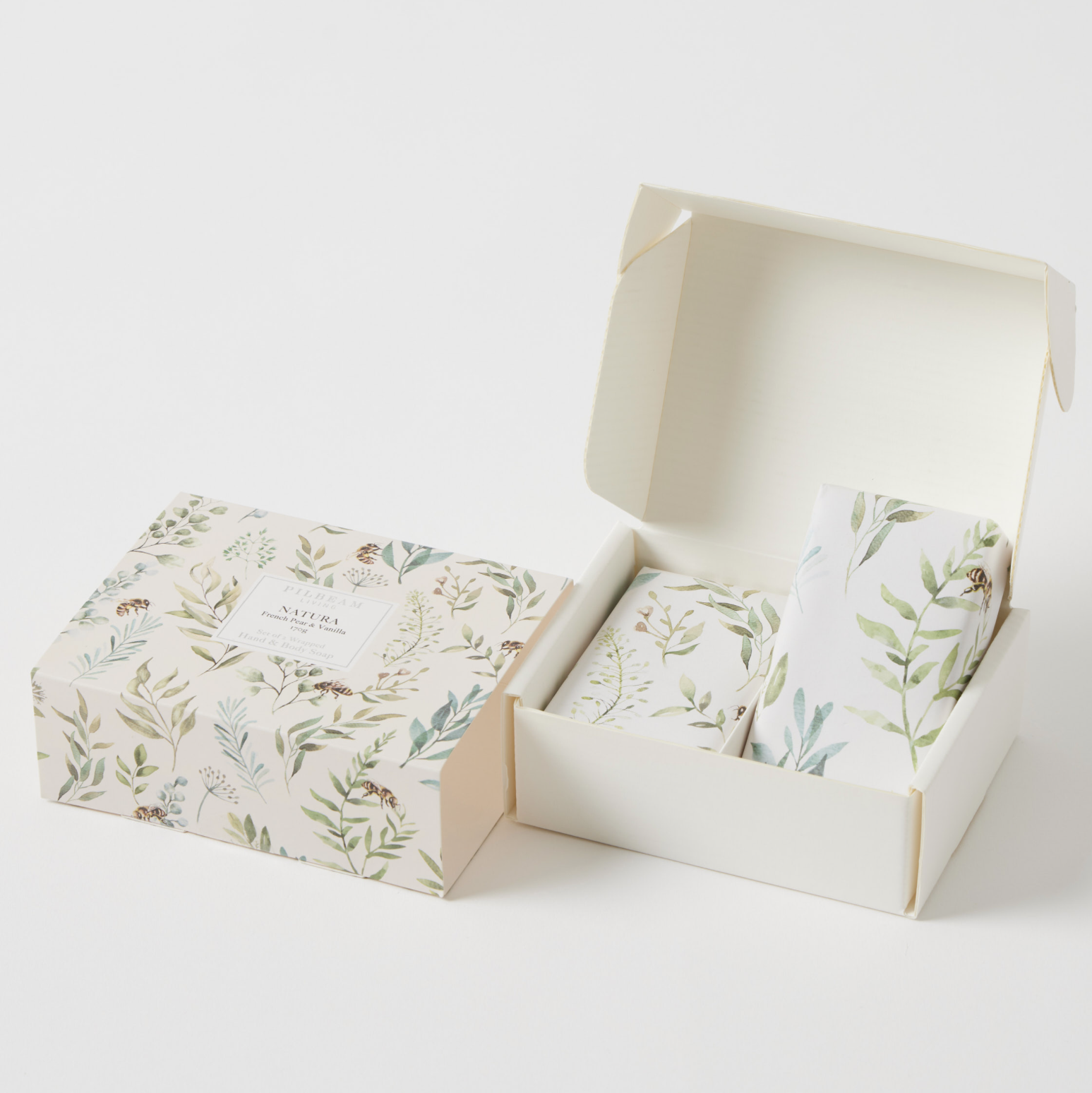 Natura Soap Set/2 | French Pear &amp; Vanilla