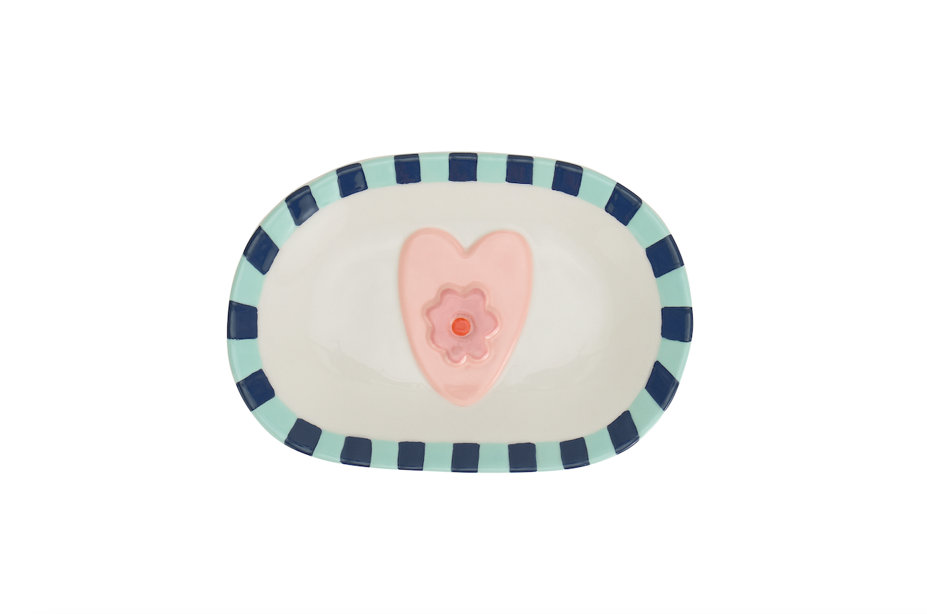 Heartfelt Ceramic Plate