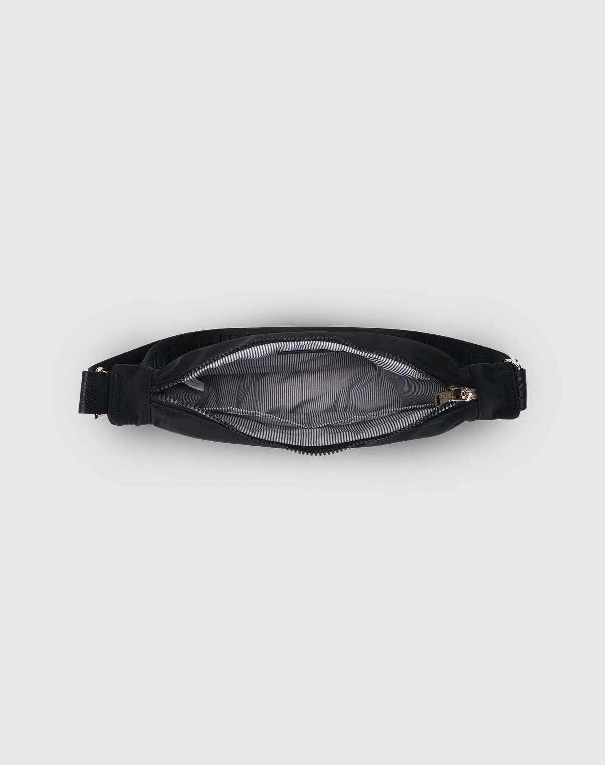 Sylvia Nylon Crossbody Bag | Black