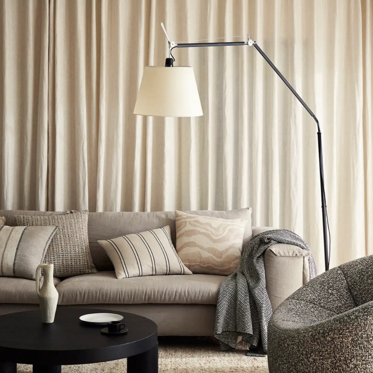 Clunes 50cm Cushion | Linen