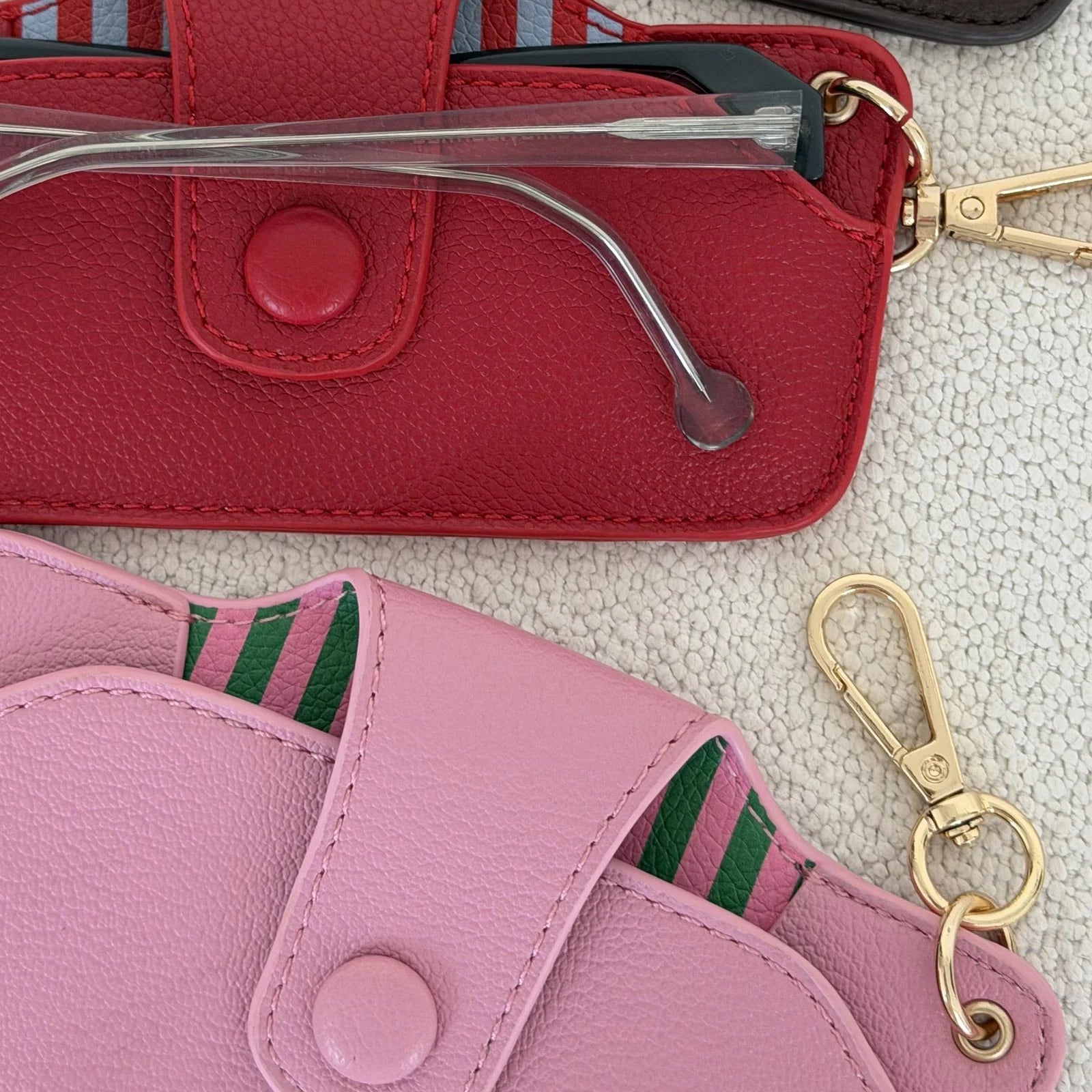 Skittle Sunglass Case | Green/Bubblegum Pink