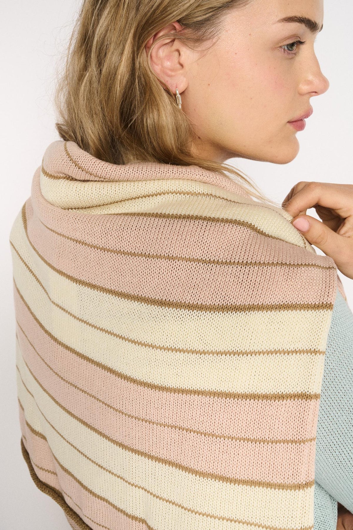 Solene Stripe Knit | Dusty Pink Stripe