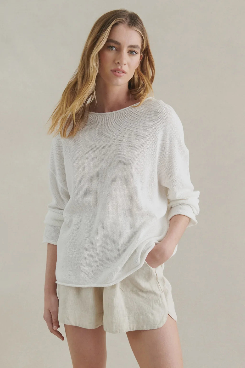Spring Knit | White