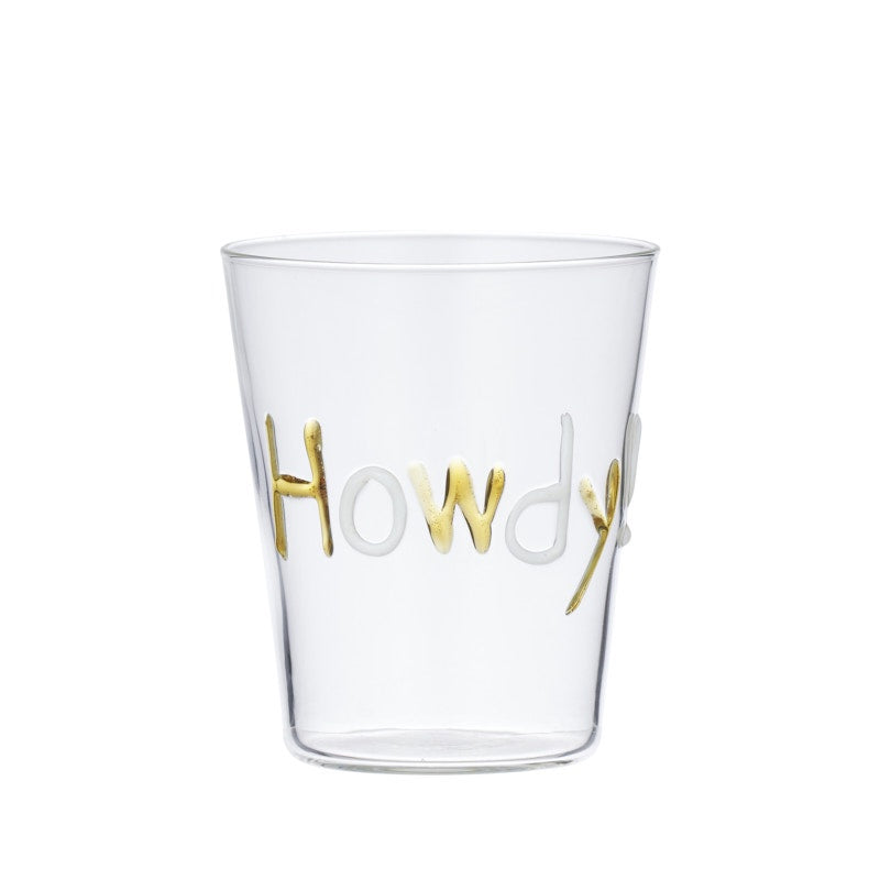 Howdy Glass Tumbler