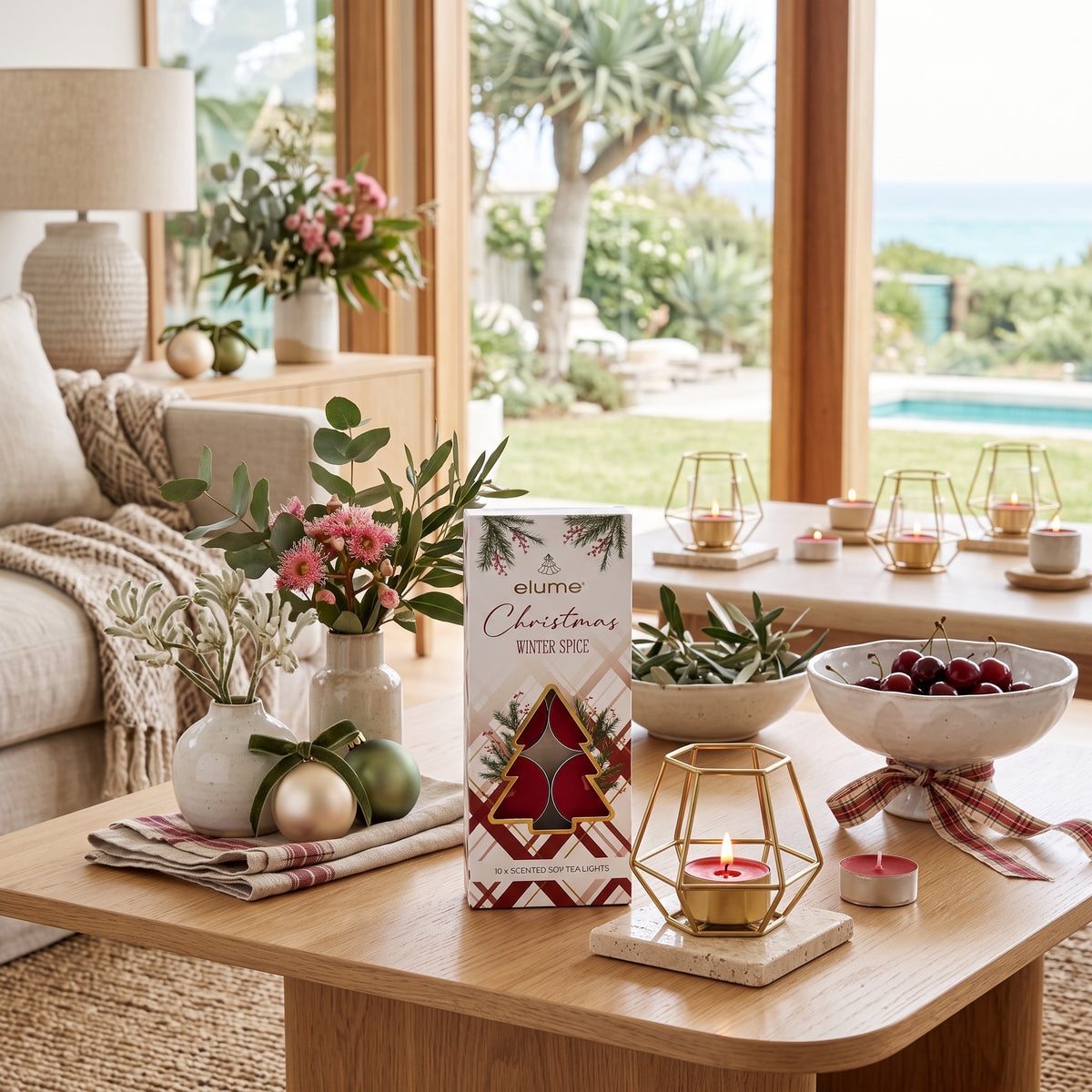 Winter Spice Christmas Tealights