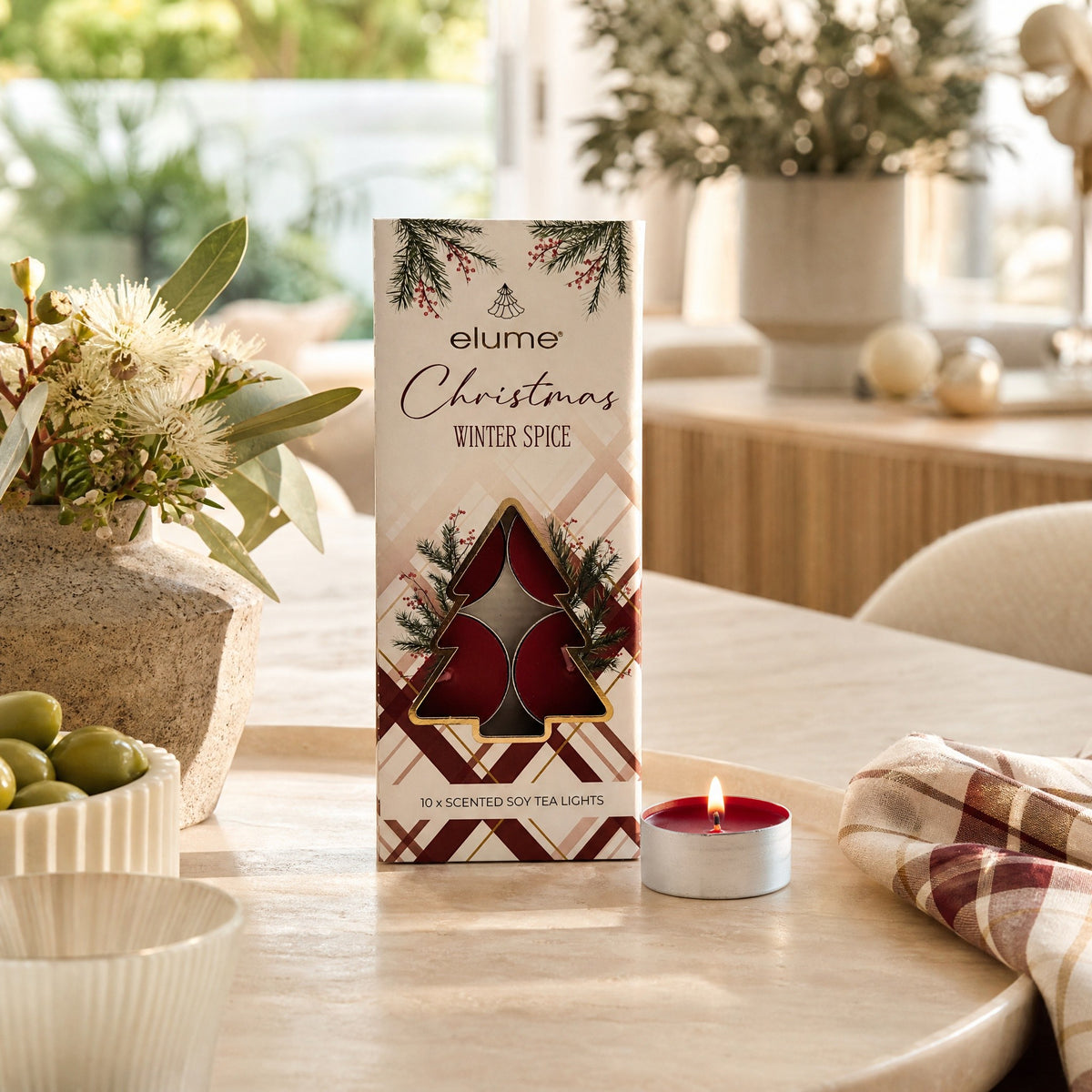 Winter Spice Christmas Tealights