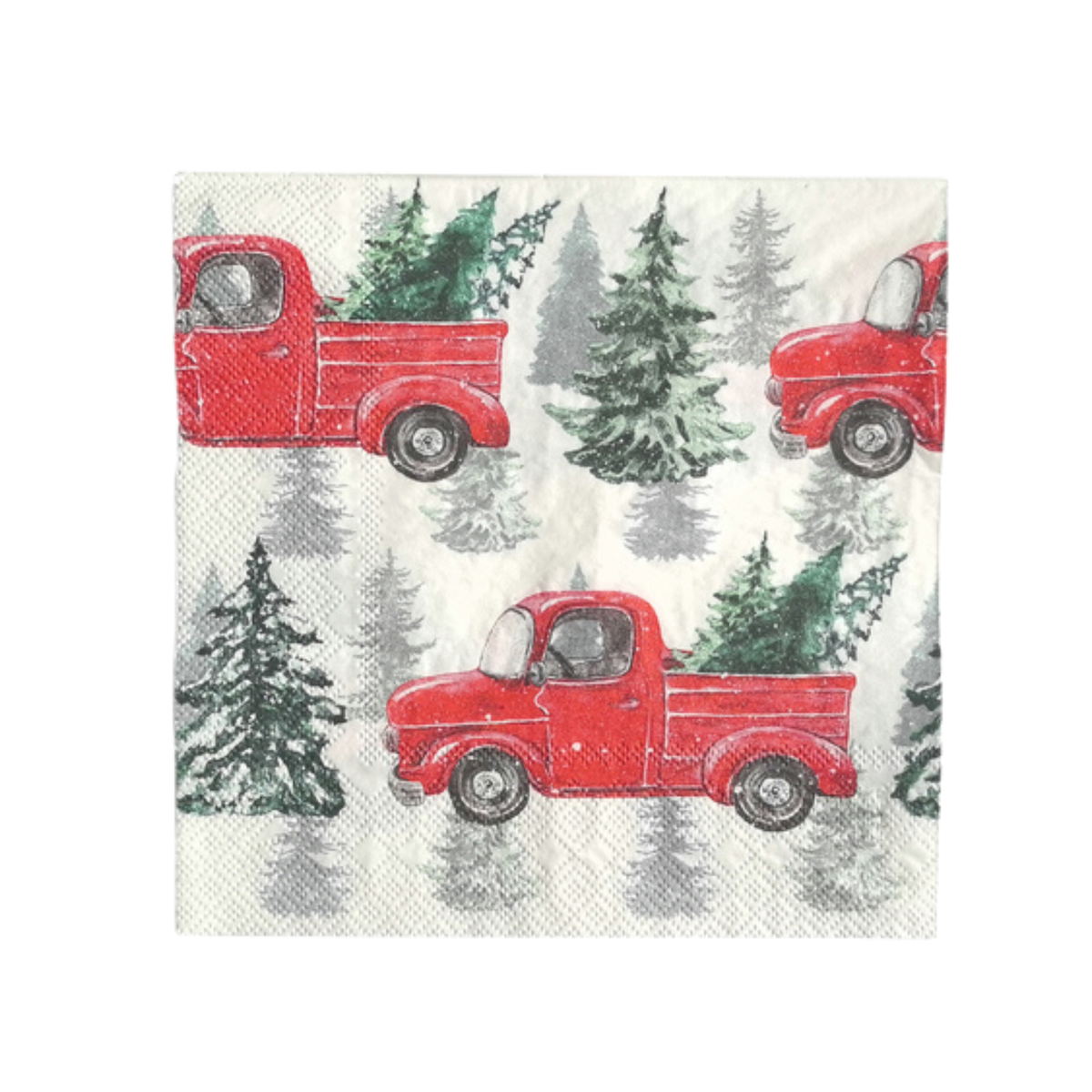 Truck w/Tree 20pk 3 Ply Napkin