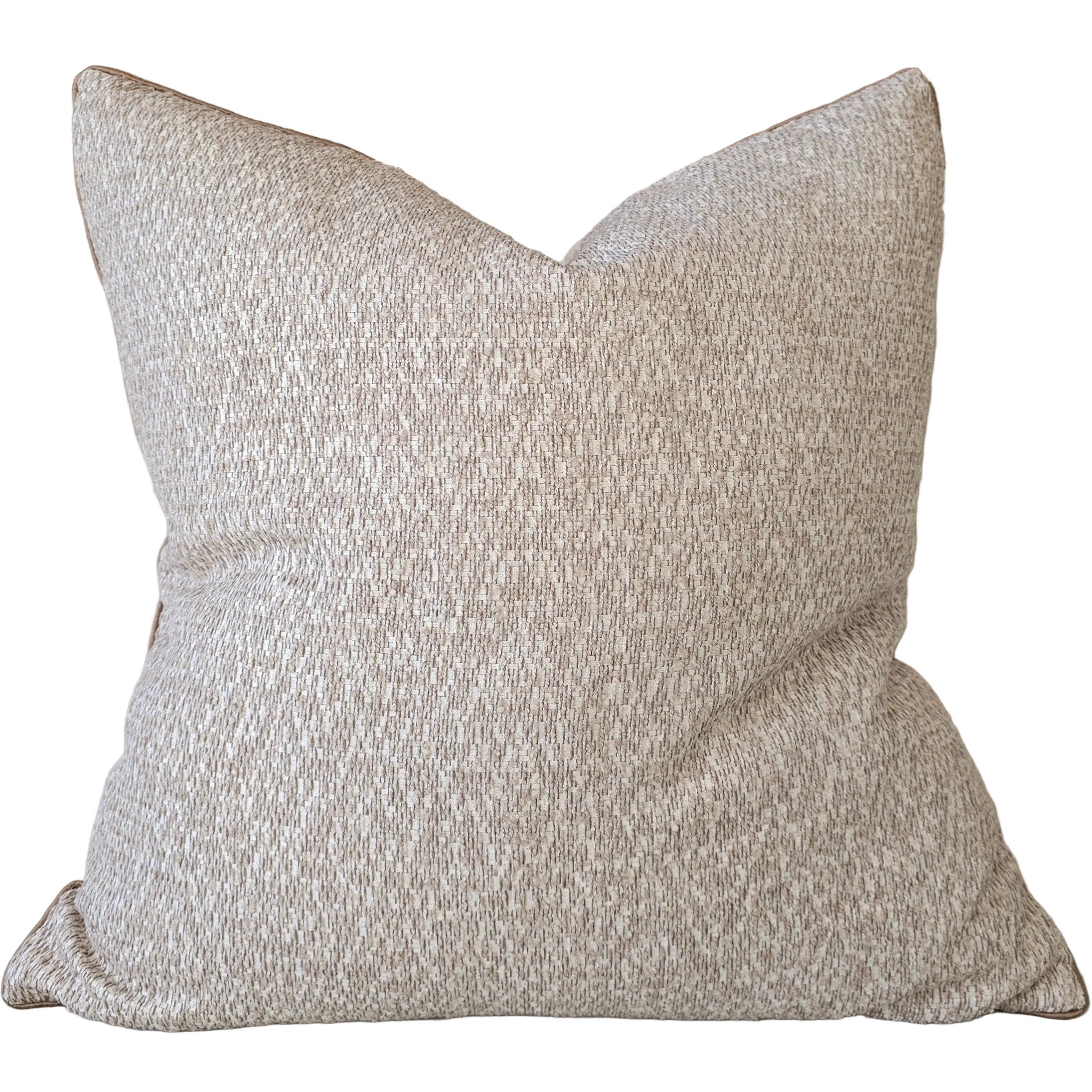 Tweed Oatmeal Sand Cushion