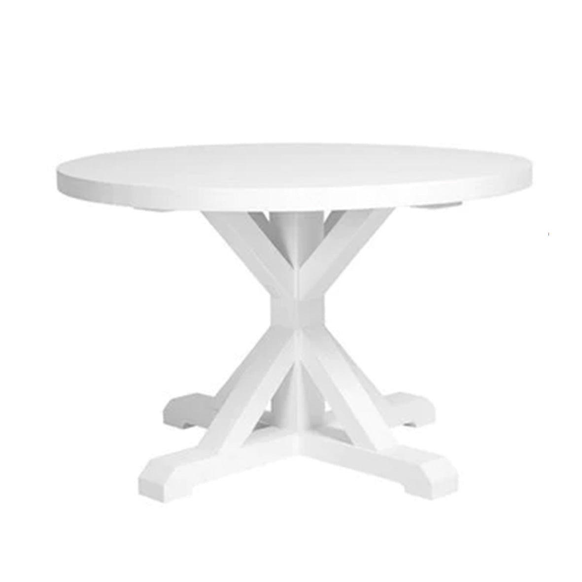 Hamilton White Round Dining Table - 2 Sizes – Swish Furniture, Gifts ...