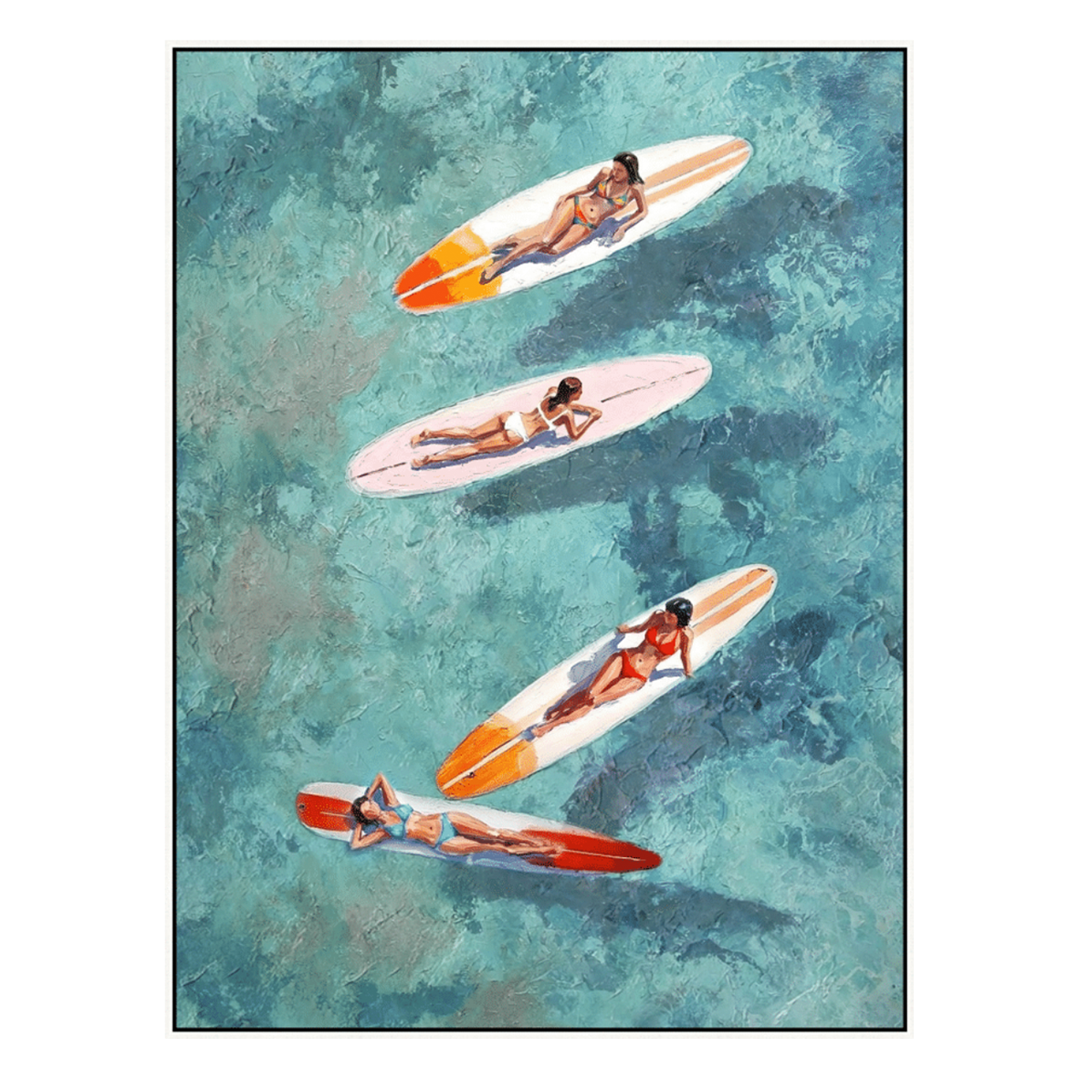 Waiting for Waves Canvas Print