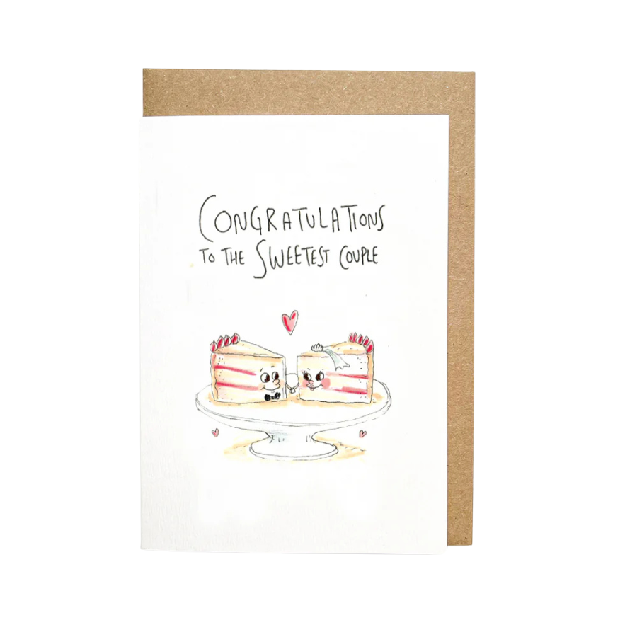'Congratulations To The Sweetest Couple' Card
