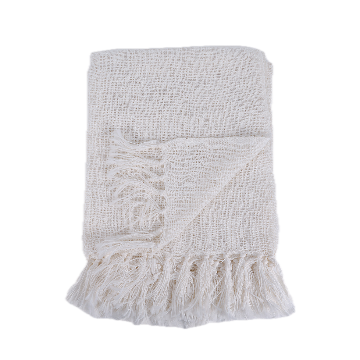 White Luma Throw