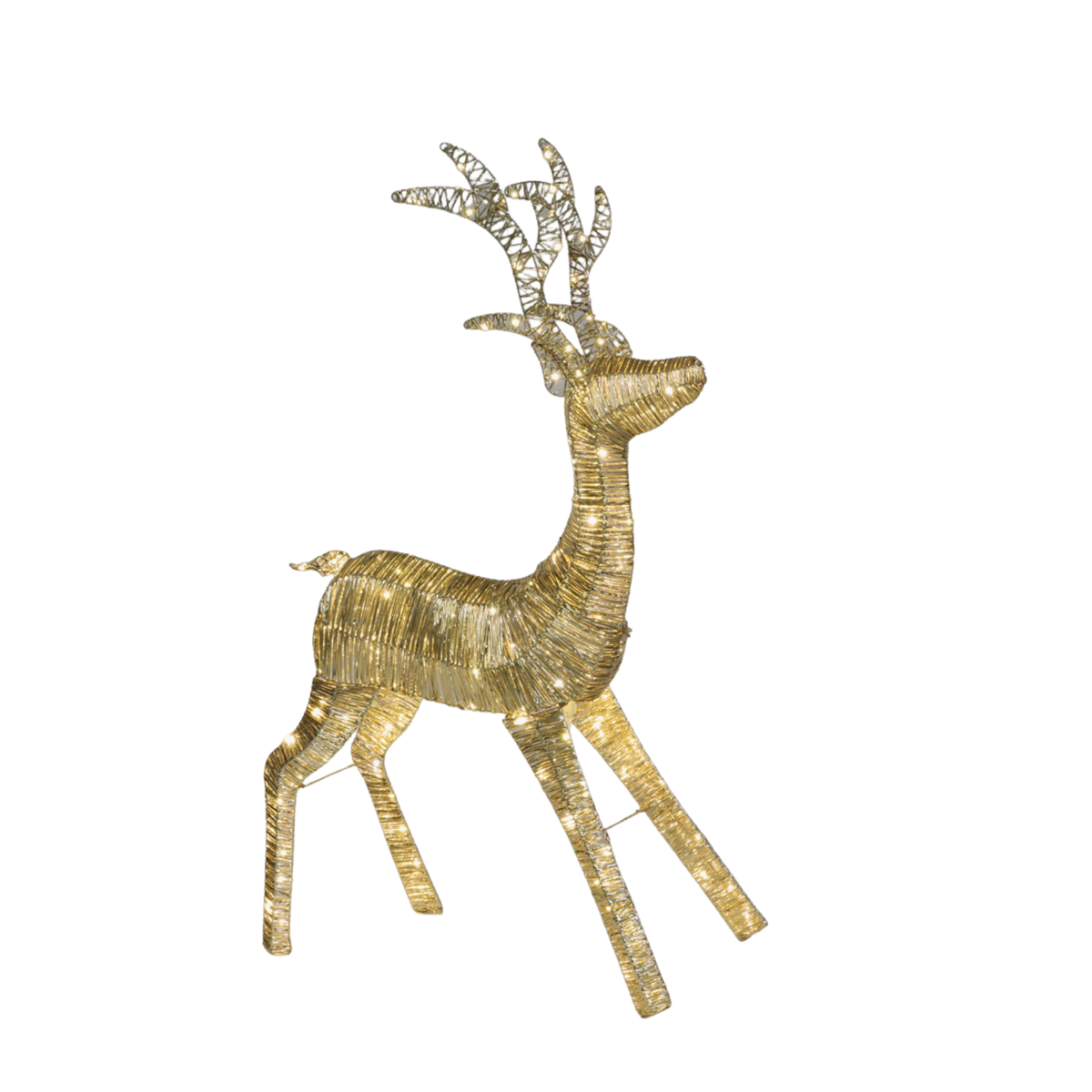 Wrapt Light Up Golden Reindeer | Small