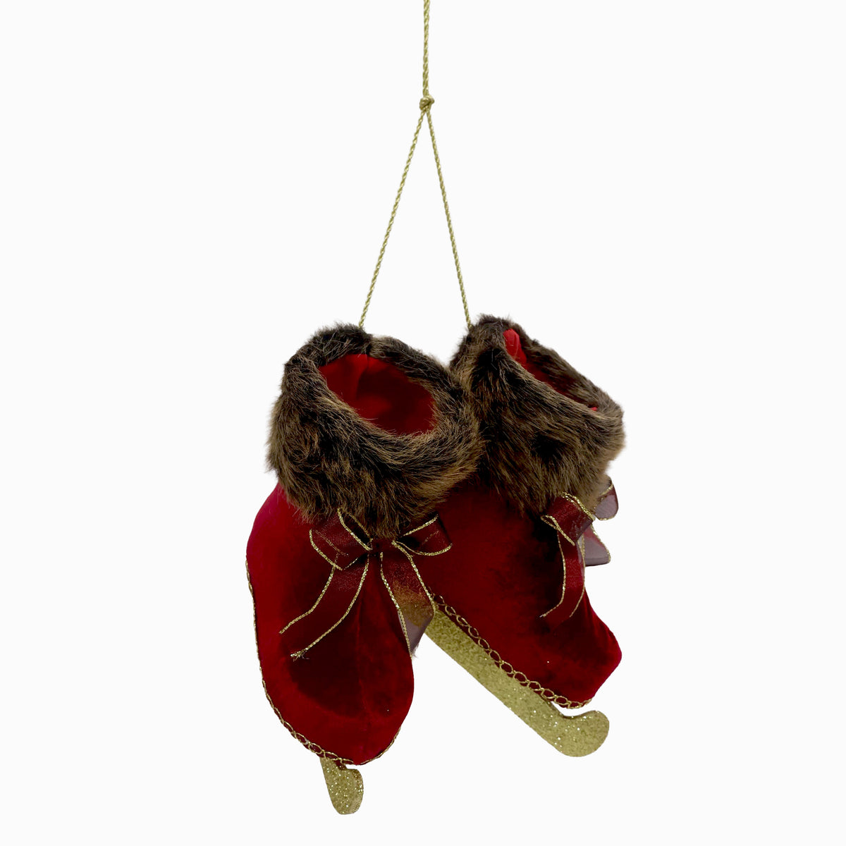 Burgundy Ice Skates