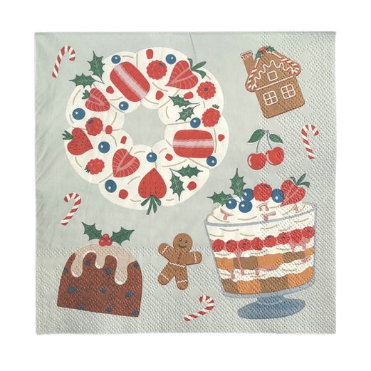 Christmas Desert Design 20pk 3 Ply Napkin