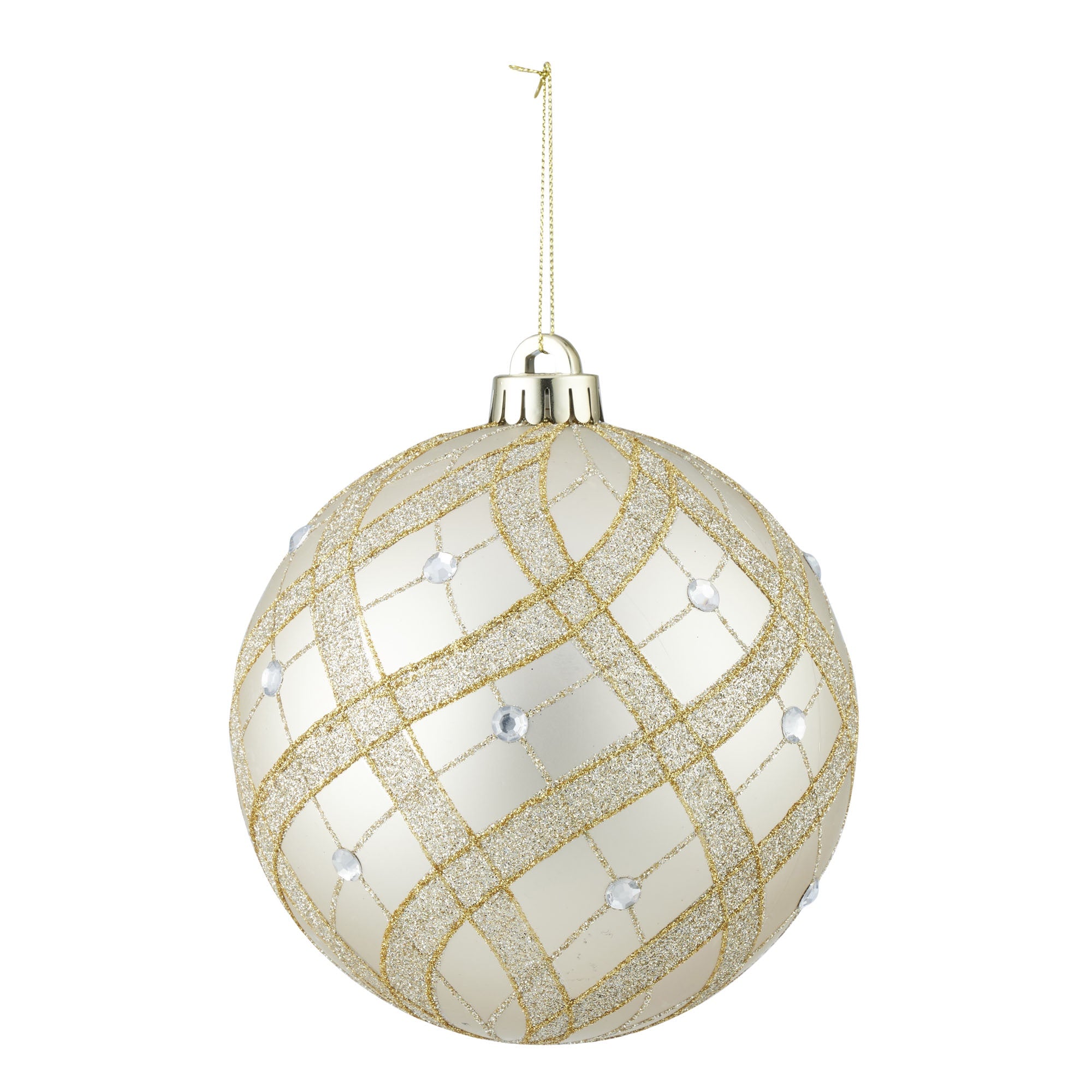 Quilted Plastic  Bauble