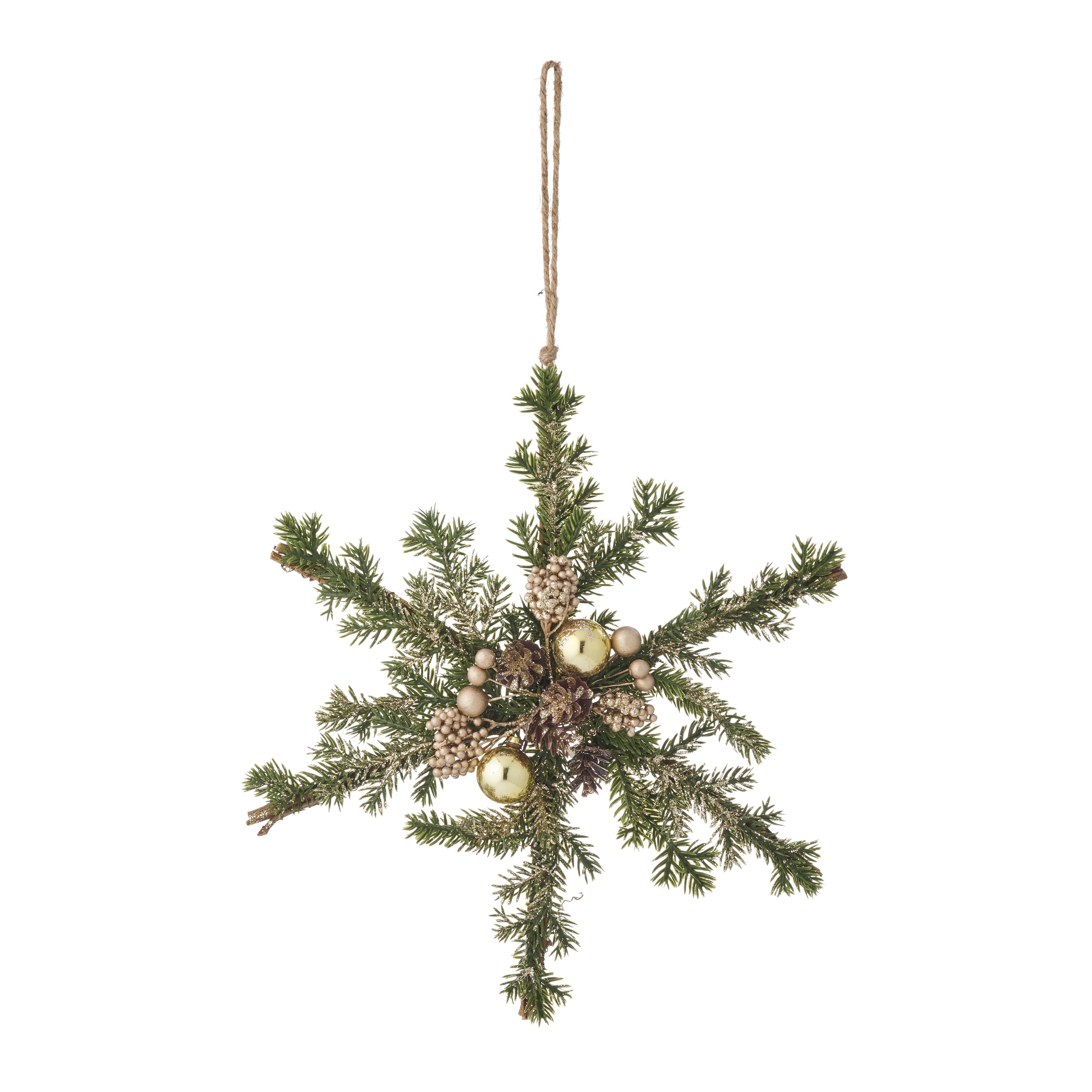 Scandi Snowflake Ornament