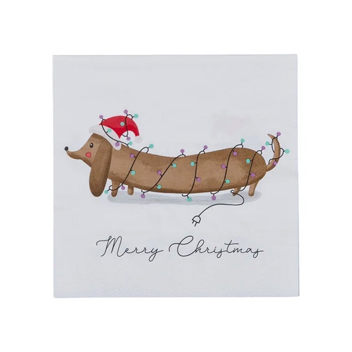 Santas Helper 20pk 3 Ply Napkin