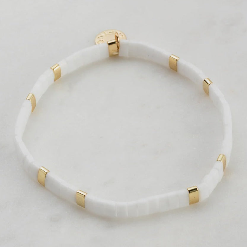 Tile Bracelet | White