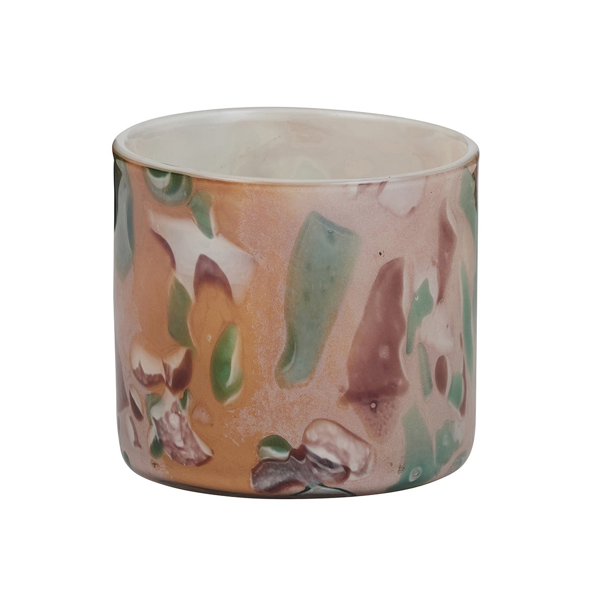 Oasis Glass Candle | Pink &amp; Green