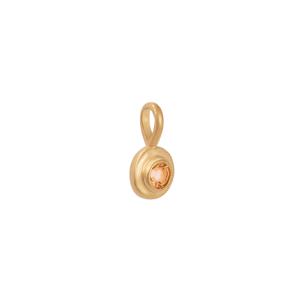Birthstone Pendant | November - Citrine | Gold