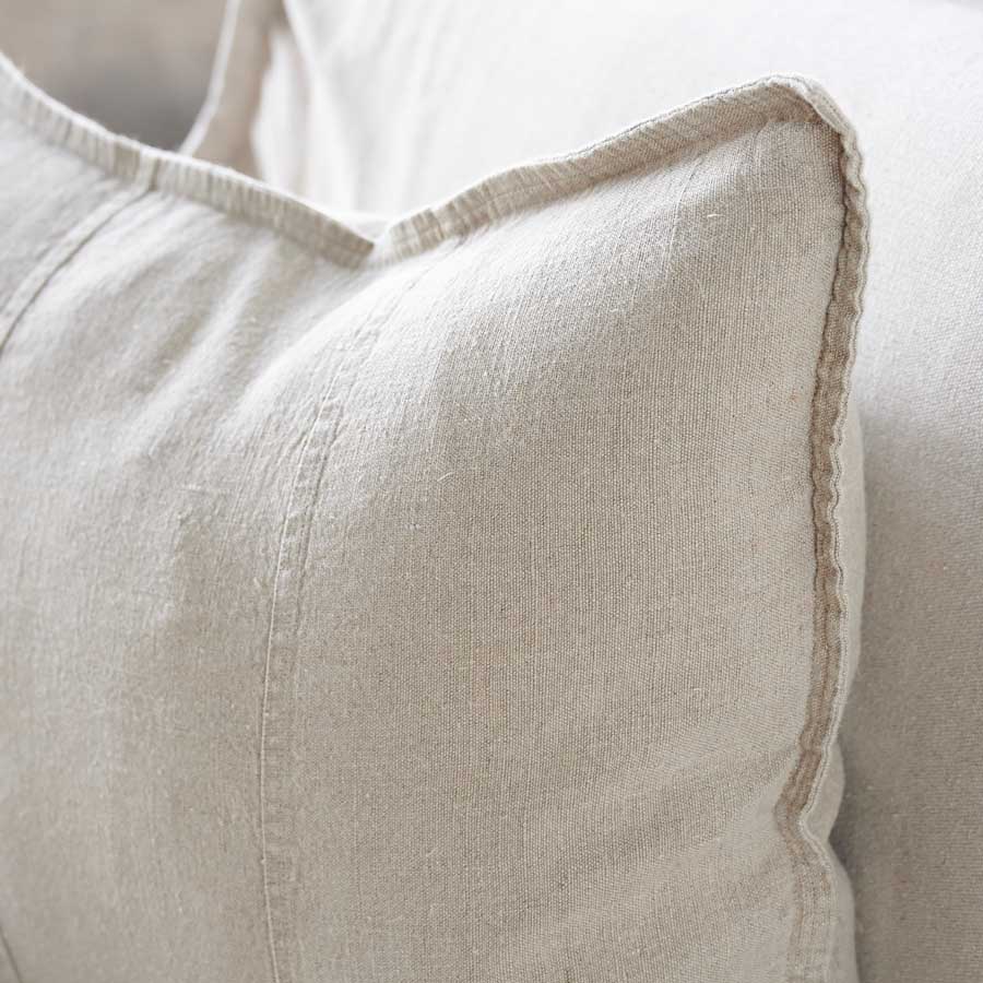 Luca Linen Natural Cushion | 3 Styles