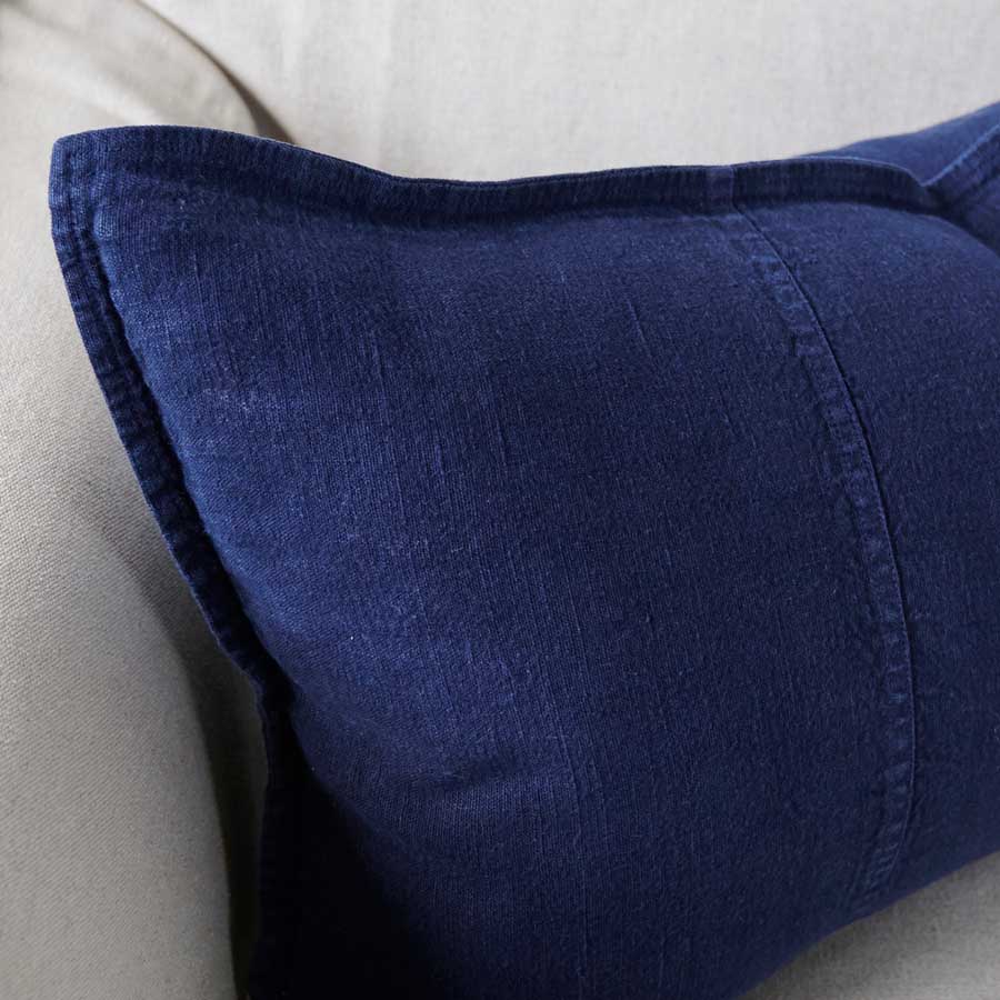 Luca Linen Navy Cushion | 3 Styles