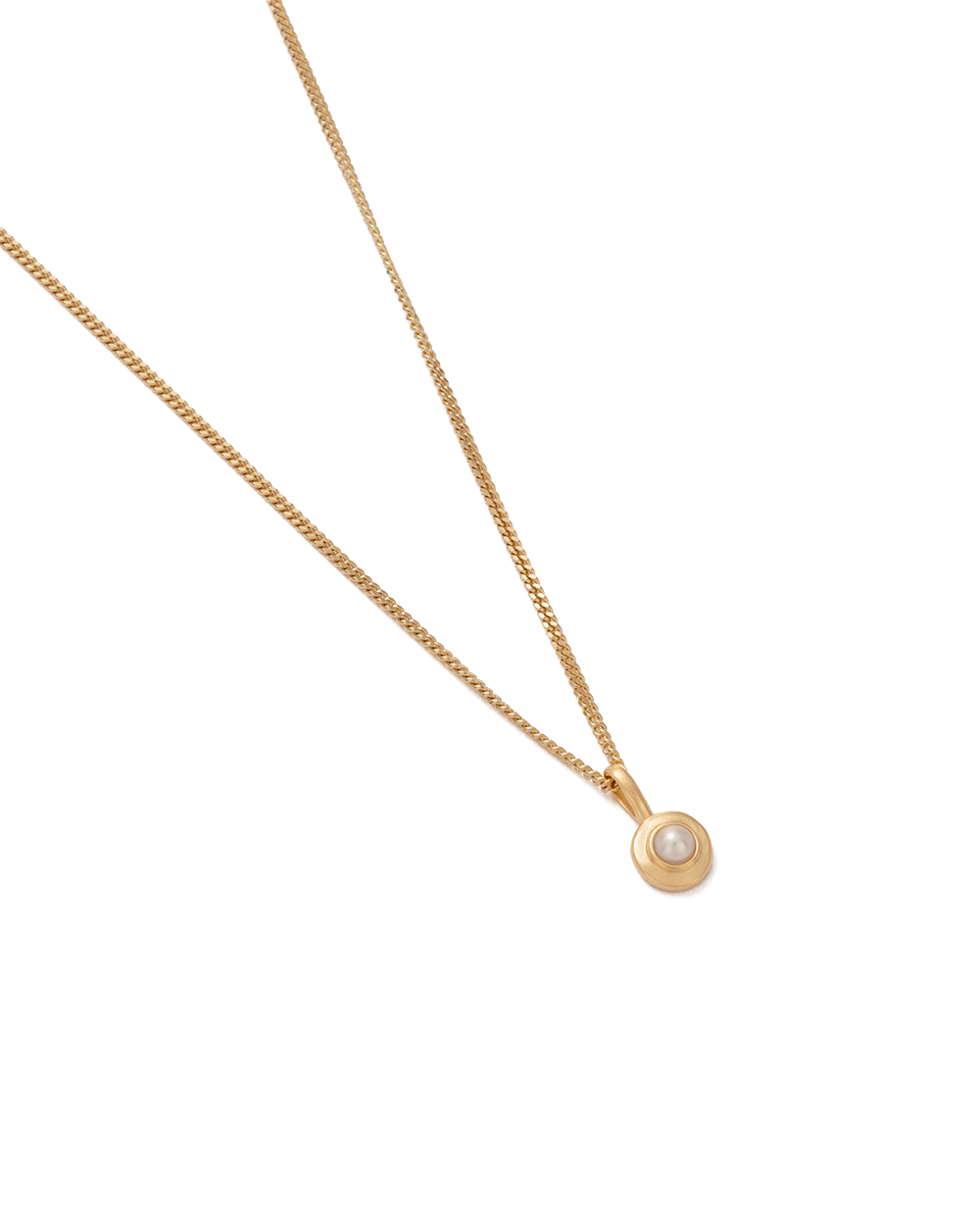 Birthstone Pendant | June - Freshwater Pearl | Gold