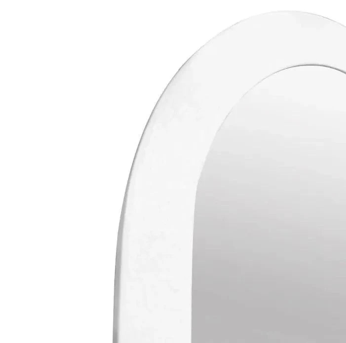 Asherah Floor Mirror | White