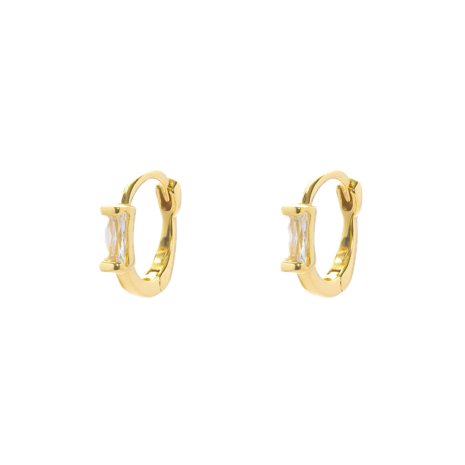 Crystal Huggies | Gold