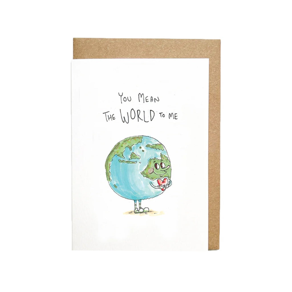 &#39;You Mean the World to Me&#39; Card