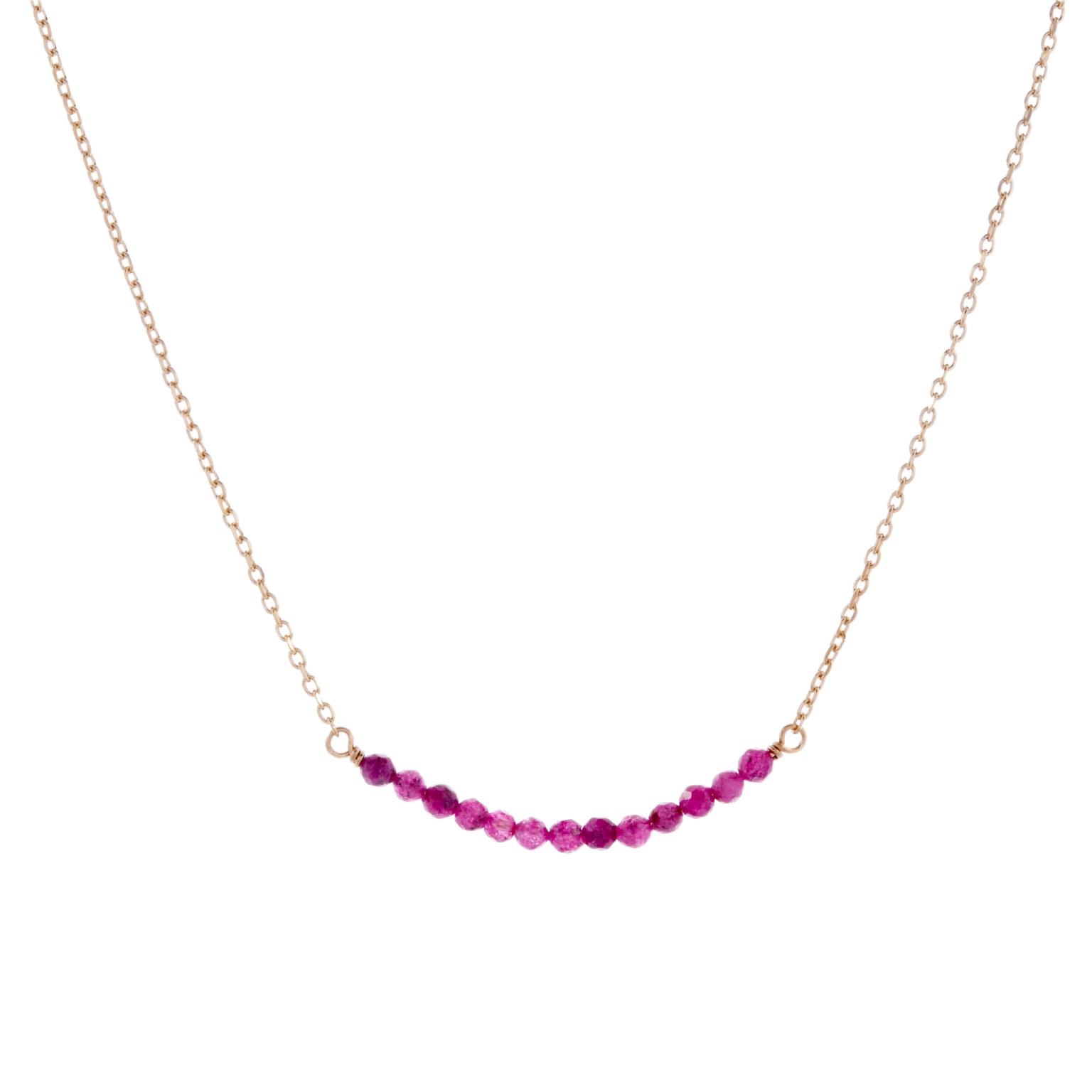Ruby Necklace | Gold
