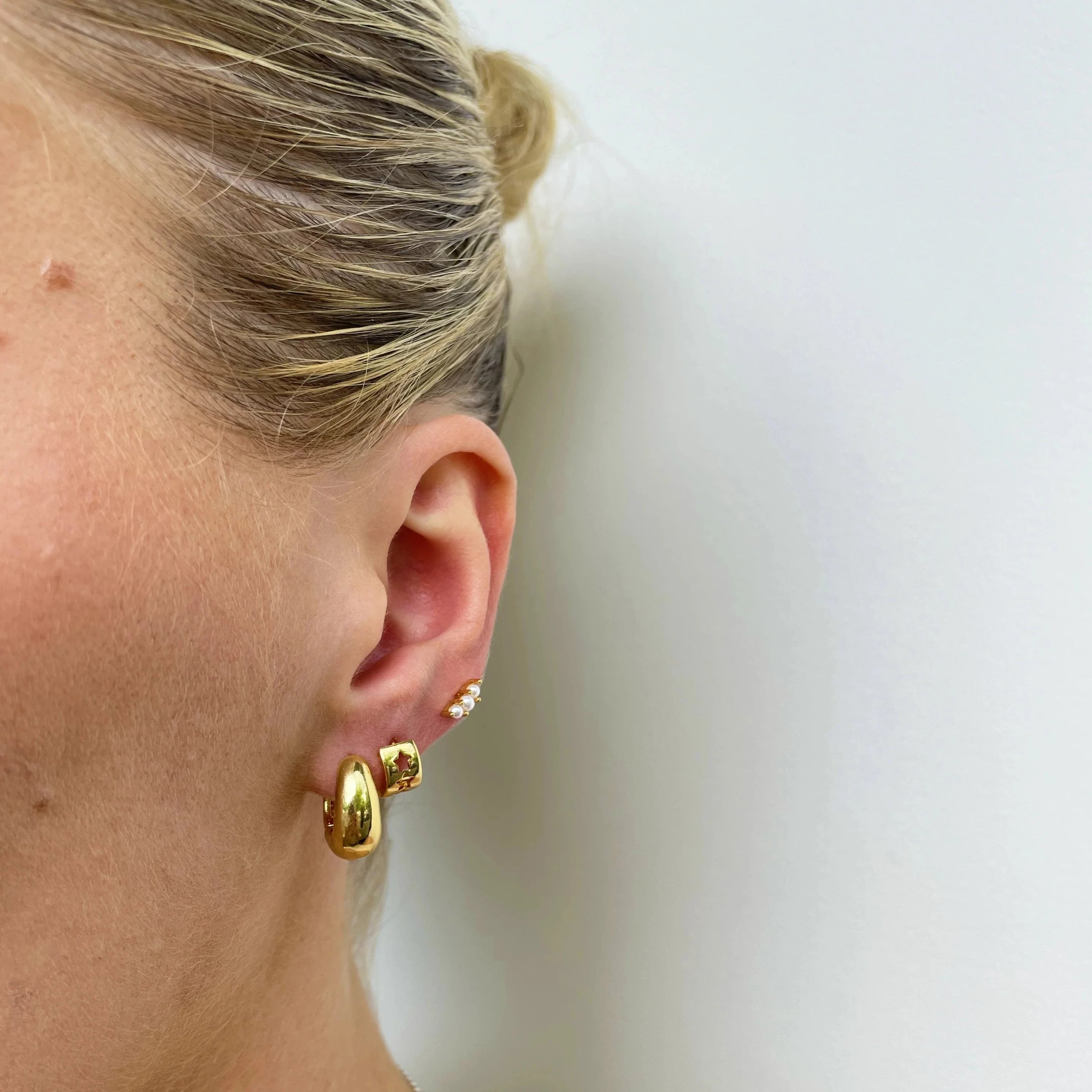 Steph Hoop Earring | Gold