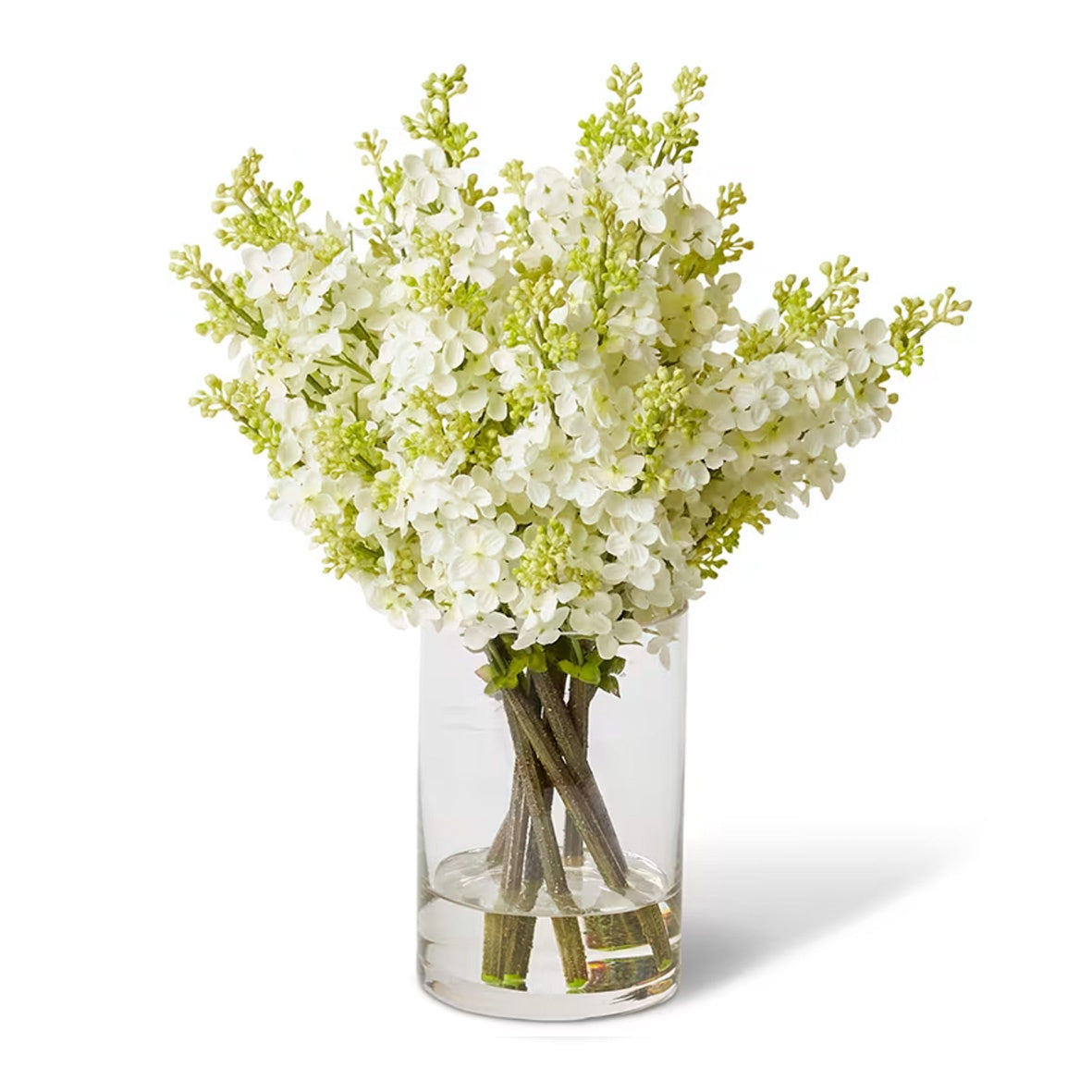 Lilac Cylinder Vase | White
