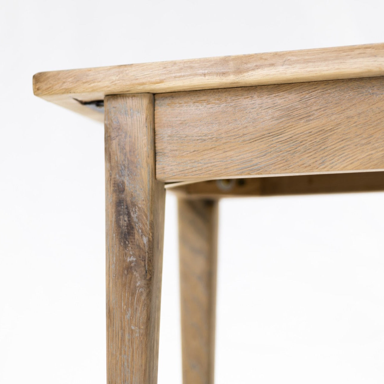 Hamptons Greywash Oak Bench Seat | 3 Sizes