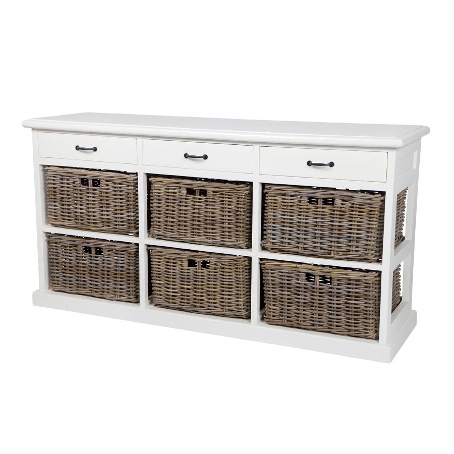 Kubu Storage Unit 6 x Basket 3 x Drawer