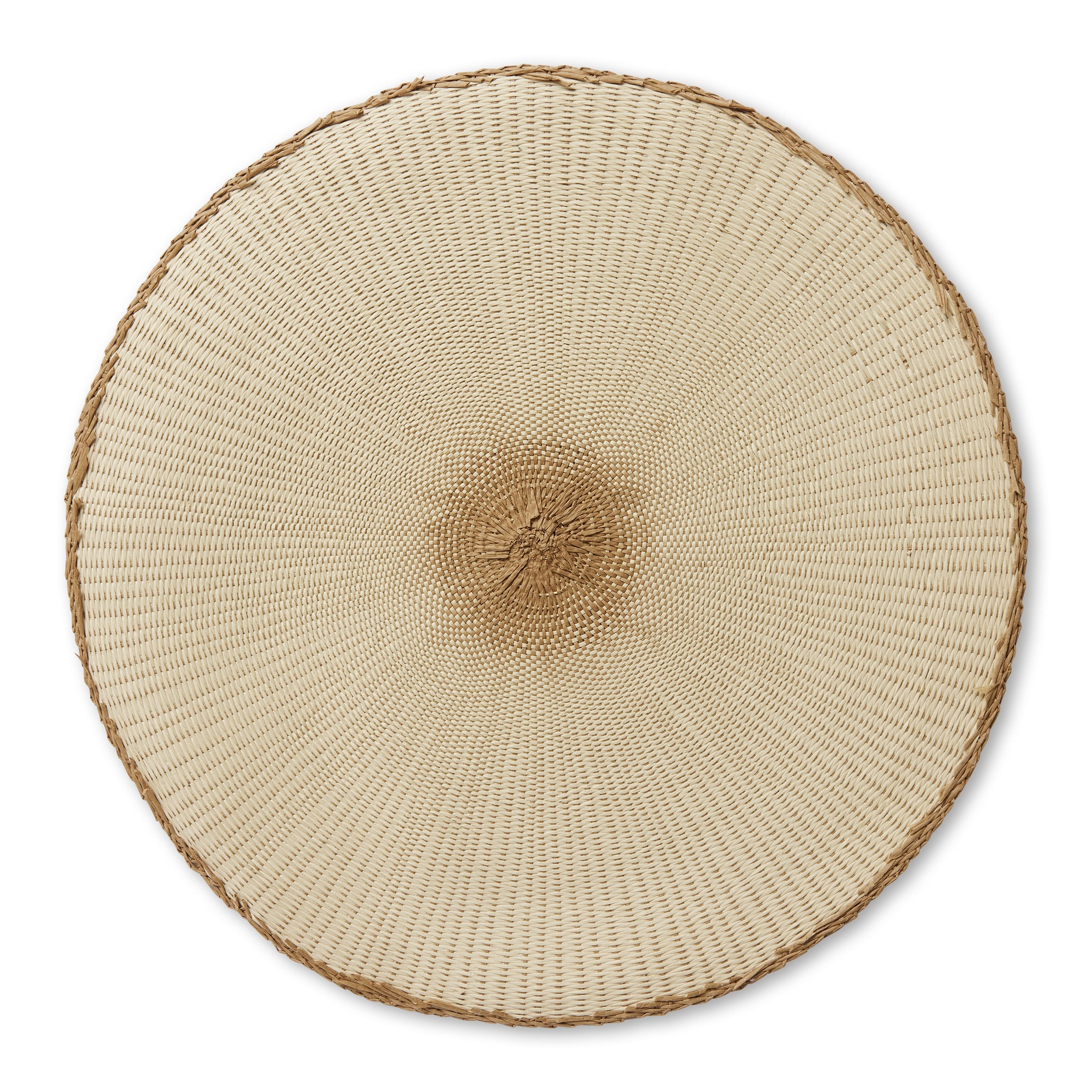 Angus Natural Round Placemat