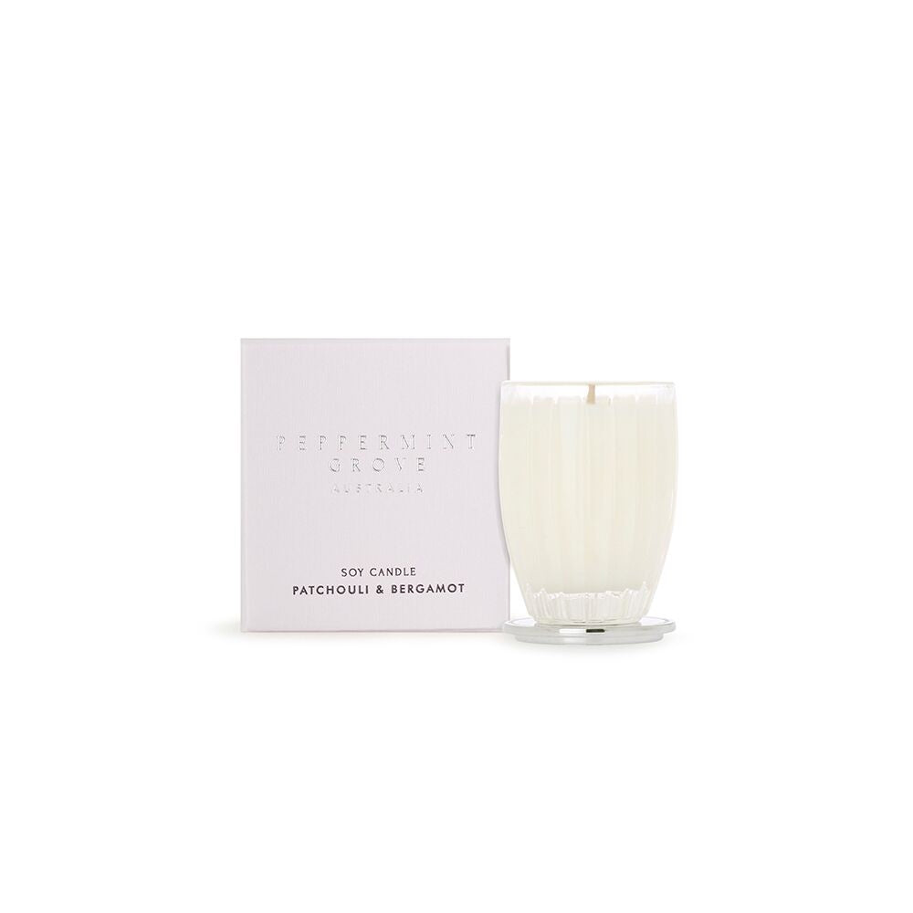 Patchouli &amp; Bergamot Fragrance Mini Candle