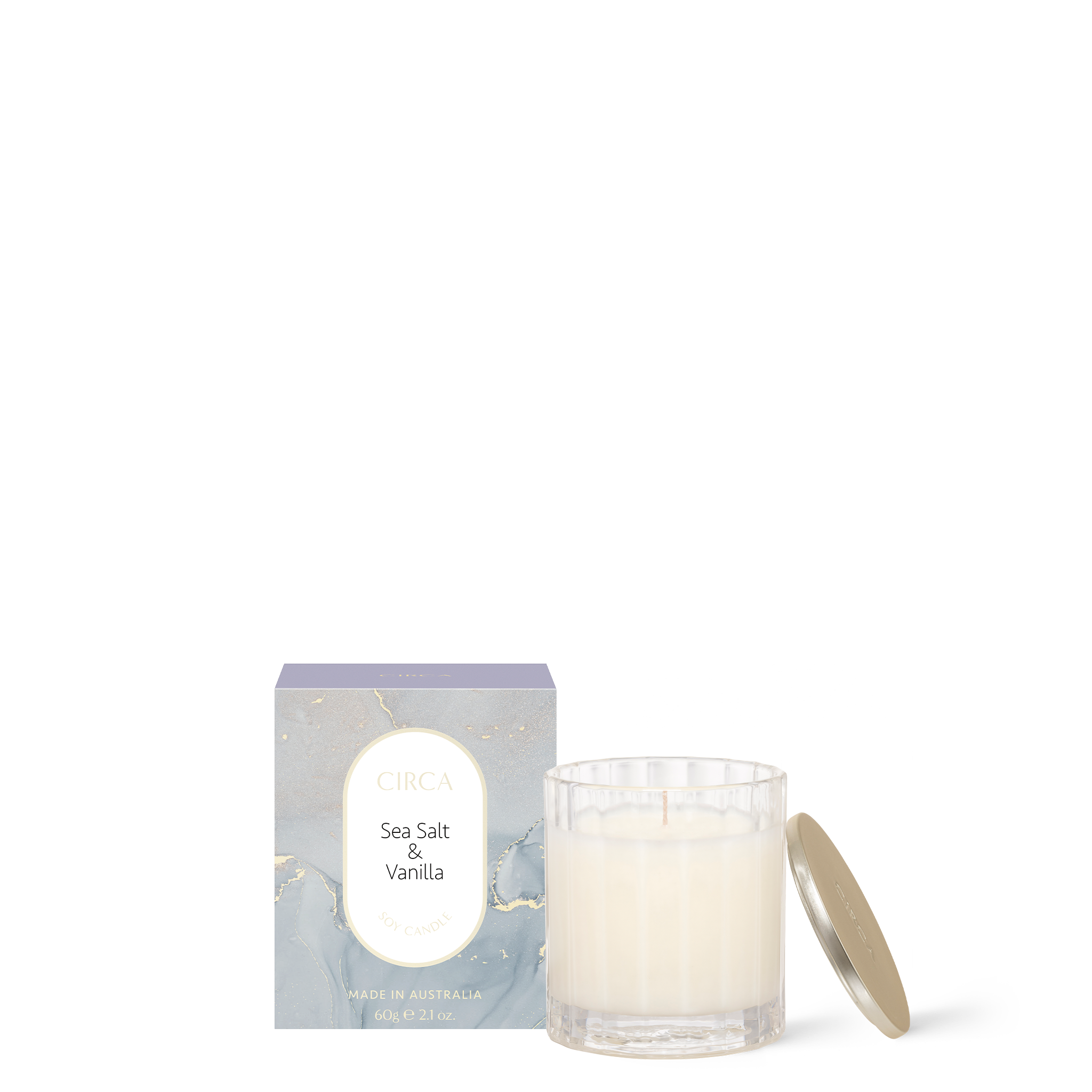 Sea Salt &amp; Vanilla 60g Candle