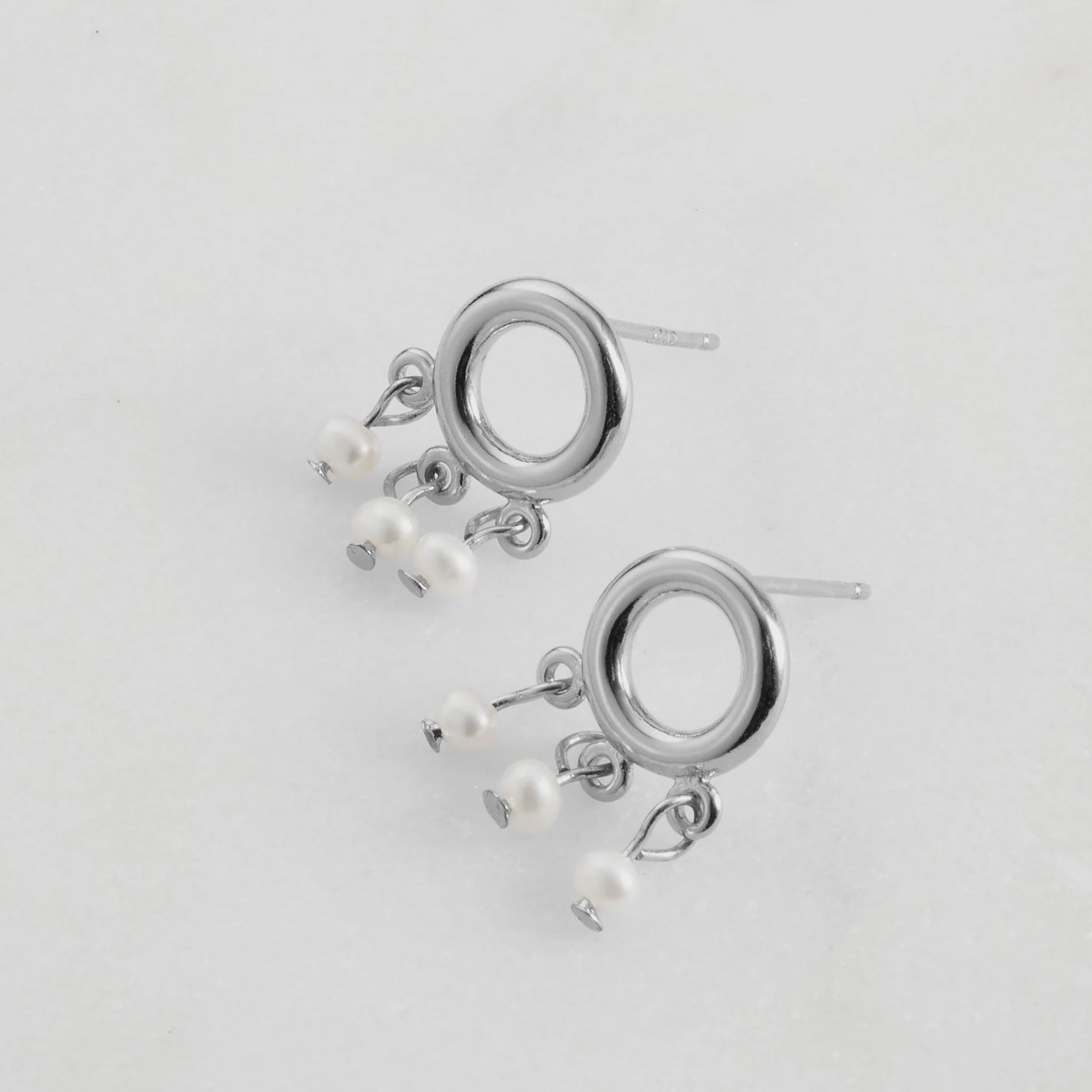 Emily Earrings | Silver