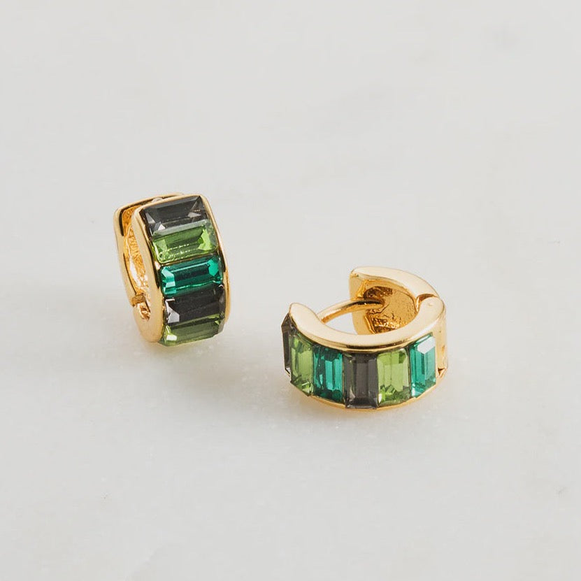 Kira Earrings | Emerald