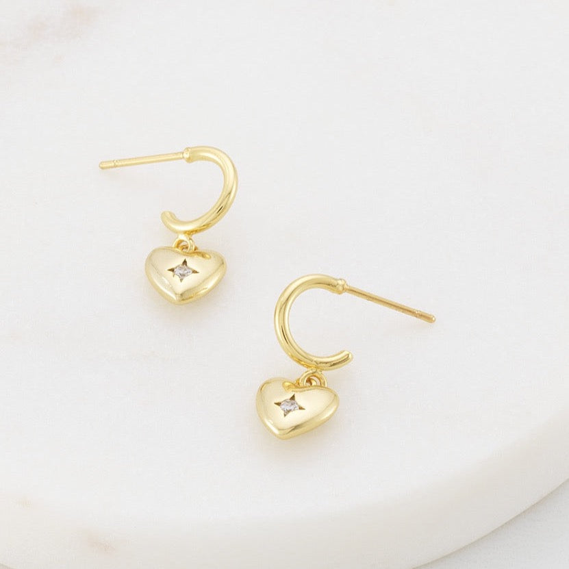 Boston Hoop Earrings | Gold