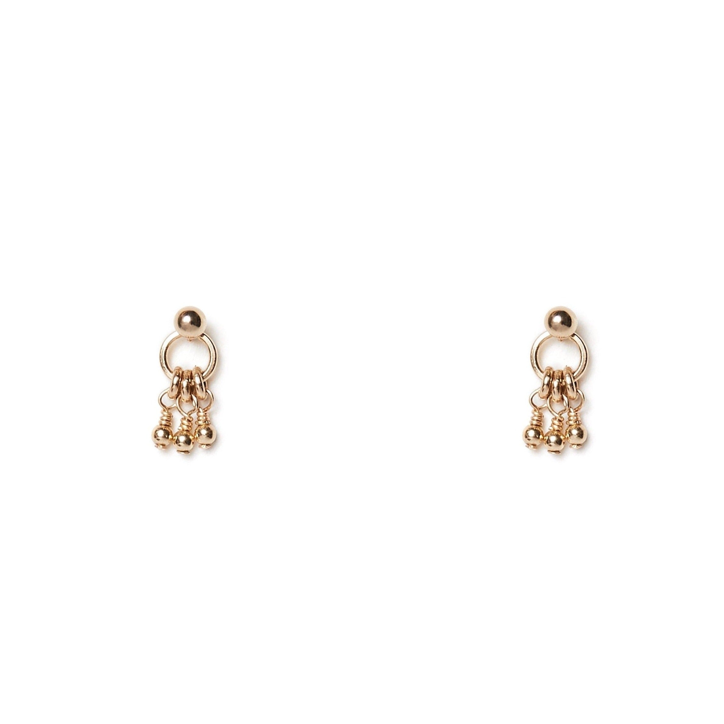Mila Beaded Earrings | Gold