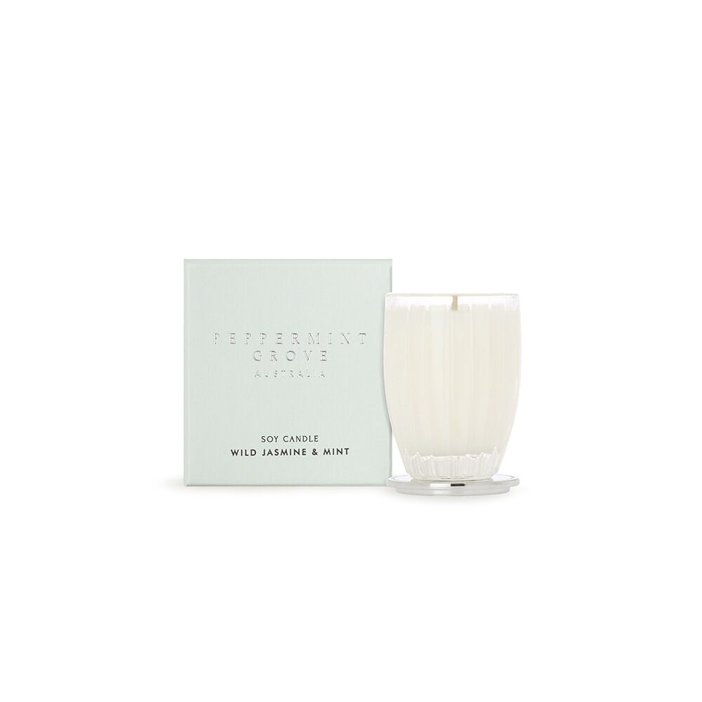 Wild Jasmine &amp; Mint  Fragrance Mini Candle
